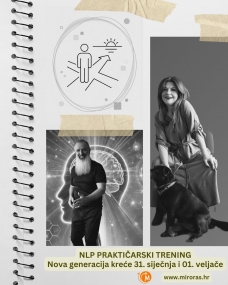 NLP PRAKTIČARSKI TRENING Nova generacija kreće 31. siječnja i 01. veljače